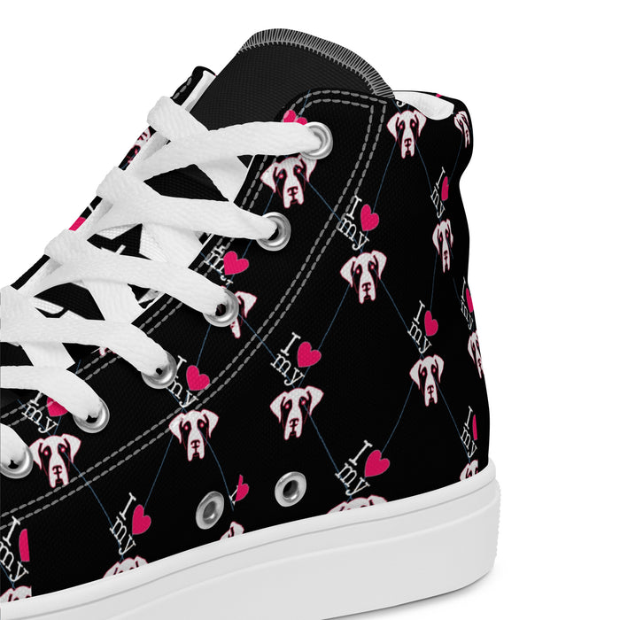 High Top Sneakers Luv My Dog M