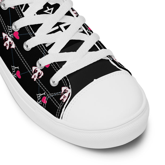 High Top Sneakers Luv My Dog M